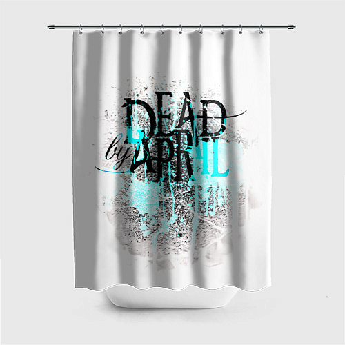 Шторка для ванной Dead by april краски / 3D-принт – фото 1