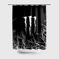 Шторка для ванной Monster energy лес