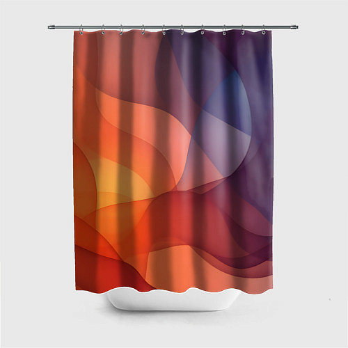 Шторка для ванной Летящая вуаль / 3D-принт – фото 1