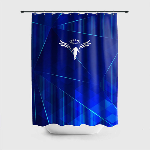 Шторка для ванной Tokyo Revengers blue poly / 3D-принт – фото 1