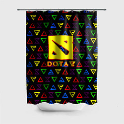 Шторка для ванной Dota pattern witcher