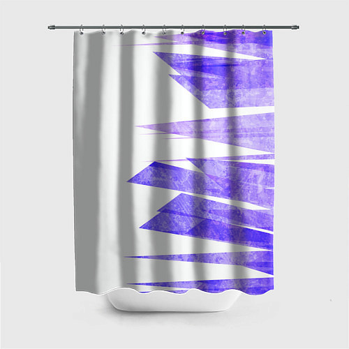 Шторка для ванной Color white purple / 3D-принт – фото 1