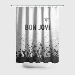 Шторка для ванной Bon Jovi - white gradient посередине