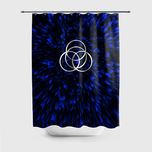 Шторка для ванной Elden Ring blue energy / 3D-принт – фото 1