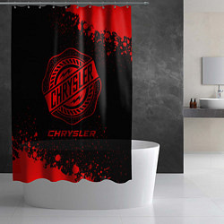 Шторка для душа Chrysler - red gradient, цвет: 3D-принт — фото 2