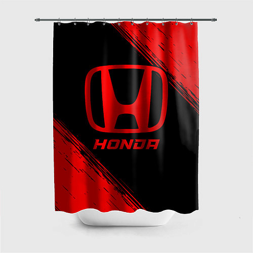 Шторка для ванной Honda - red gradient / 3D-принт – фото 1