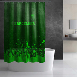 Шторка для душа Barcelona - green gradient посередине, цвет: 3D-принт — фото 2
