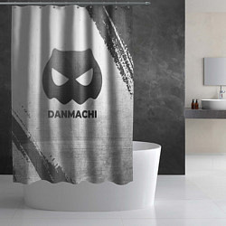 Шторка для душа DanMachi - white gradient, цвет: 3D-принт — фото 2