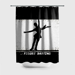 Шторка для ванной Figure skating
