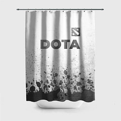 Шторка для ванной Dota - white gradient посередине