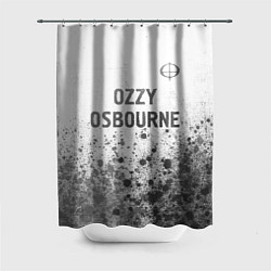 Шторка для душа Ozzy Osbourne - white gradient посередине, цвет: 3D-принт