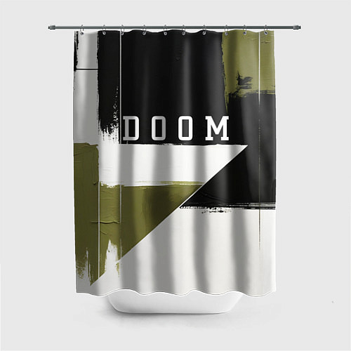 Шторка для ванной Doom The Dark Ages / 3D-принт – фото 1