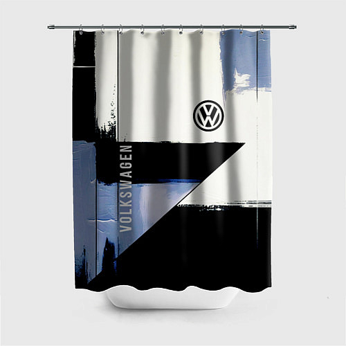 Шторка для ванной Volkswagen логотип / 3D-принт – фото 1