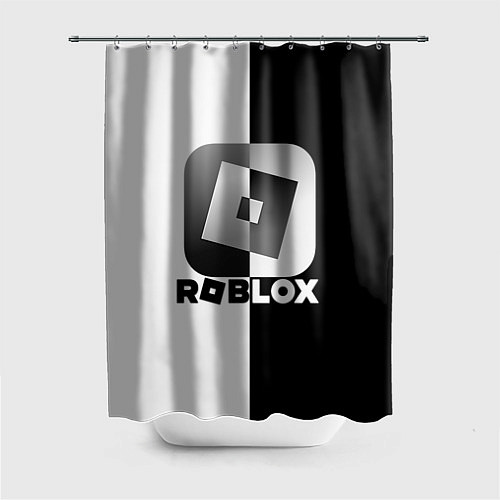 Шторка для ванной Роблокс логотип / 3D-принт – фото 1