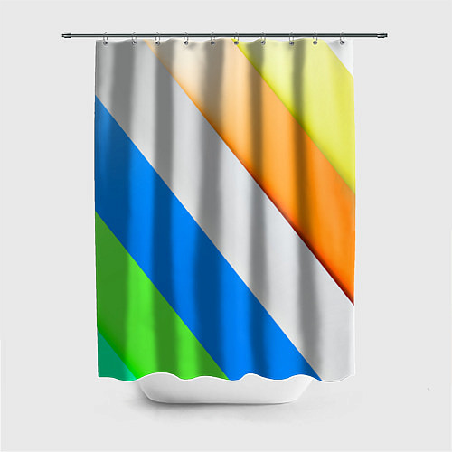 Шторка для ванной Striped / 3D-принт – фото 1