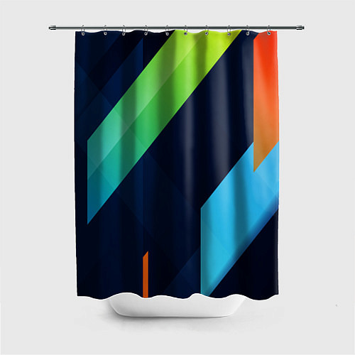 Шторка для ванной Multicolored / 3D-принт – фото 1