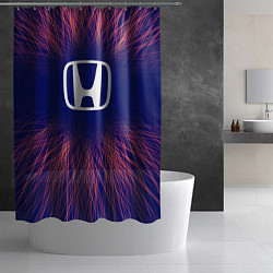 Шторка для душа Honda red energy, цвет: 3D-принт — фото 2