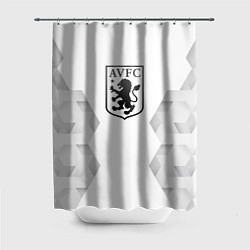 Шторка для душа Aston Villa white poly, цвет: 3D-принт