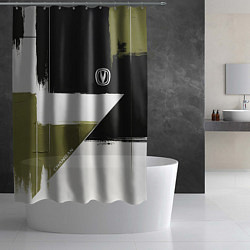 Шторка для душа Changan логотип, цвет: 3D-принт — фото 2