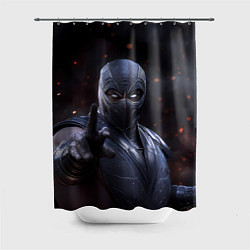 Шторка для ванной Нуб Сайбот и искры