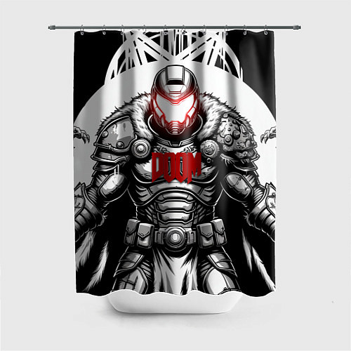 Шторка для ванной Doom dark ages doom guy / 3D-принт – фото 1