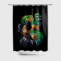 Шторка для ванной Battletoads trio