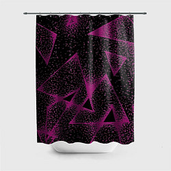 Шторка для ванной The triangle is pink