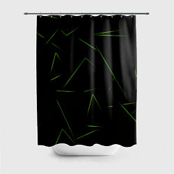 Шторка для ванной Color green line
