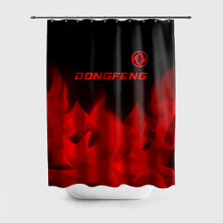 Шторка для ванной Dongfeng - red gradient посередине