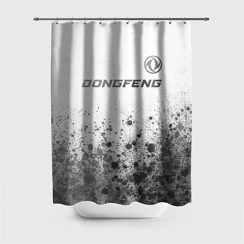 Шторка для ванной Dongfeng - white gradient посередине / 3D-принт – фото 1