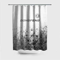 Шторка для ванной Dongfeng - white gradient посередине