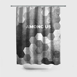 Шторка для ванной Among Us - grey gradient посередине