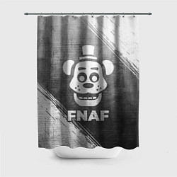 Шторка для душа FNAF - grey gradient, цвет: 3D-принт