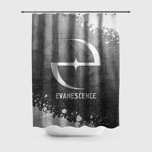 Шторка для ванной Evanescence - grey gradient / 3D-принт – фото 1