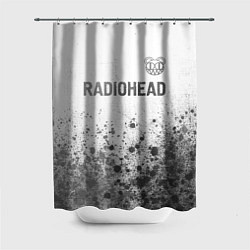 Шторка для ванной Radiohead - white gradient посередине