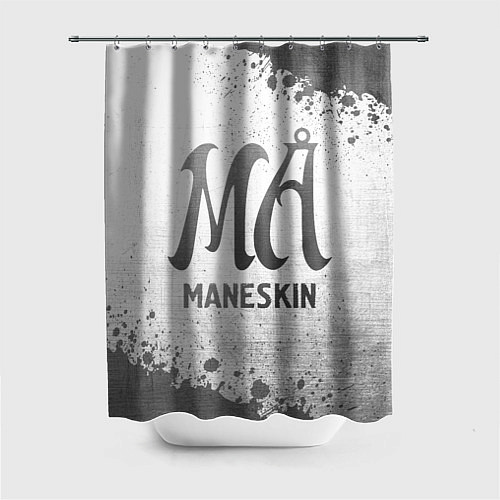 Шторка для ванной Maneskin - white gradient / 3D-принт – фото 1