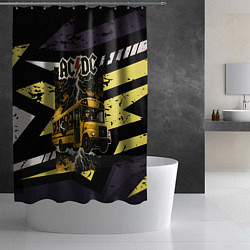 Шторка для душа ACDC в автобусе, цвет: 3D-принт — фото 2