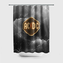 Шторка для ванной ACDC ретро логотип