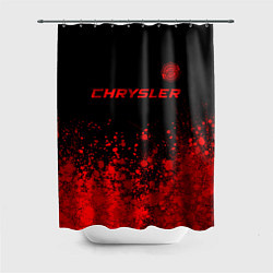 Шторка для душа Chrysler - red gradient посередине, цвет: 3D-принт