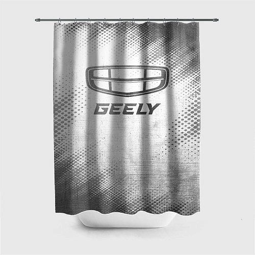 Шторка для ванной Geely - white gradient / 3D-принт – фото 1