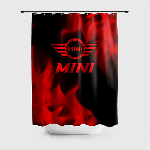 Шторка для ванной Mini - red gradient / 3D-принт – фото 1