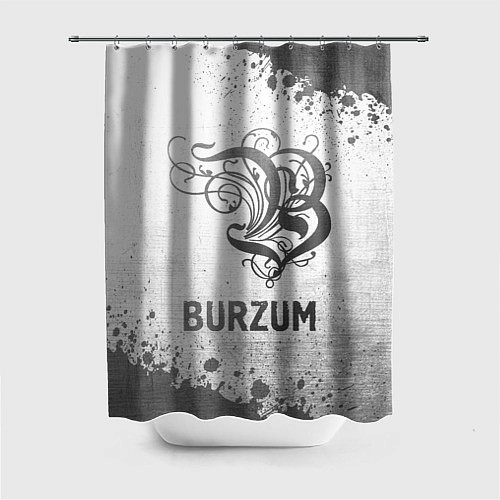 Шторка для ванной Burzum - white gradient / 3D-принт – фото 1