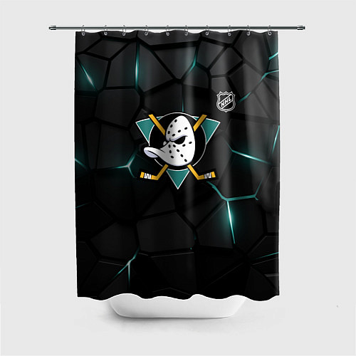 Шторка для ванной Анахайм Дакс - плиты с подсветкой / 3D-принт – фото 1