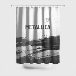 Шторка для ванной Metallica - white gradient посередине
