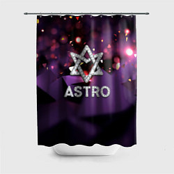 Шторка для ванной Astro логотип группы из кристаллов