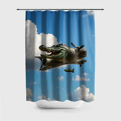 Шторка для душа Бомбардиро крокодило, цвет: 3D-принт