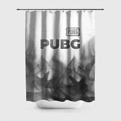 Шторка для ванной PUBG - white gradient посередине