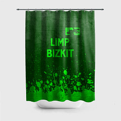 Шторка для ванной Limp Bizkit - green gradient посередине