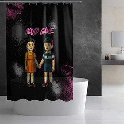Шторка для душа Squid game 3 season, цвет: 3D-принт — фото 2