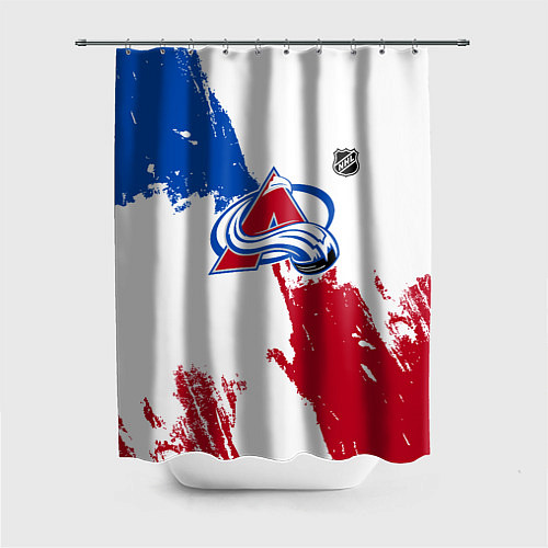 Шторка для ванной Колорадо Эвеланш - брызги красок / 3D-принт – фото 1